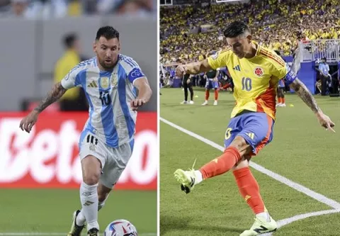 Colombia amenaza la corona de Messi en un duelo de alto voltaje