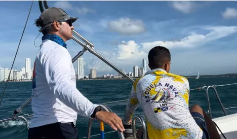 Guillermo Gasperi, participa en torneo de  velas en Cartagena 