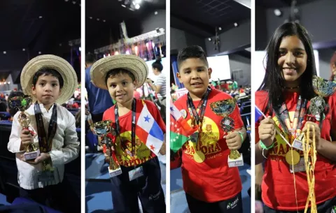 Niños panameños se coronan campeones en el Mundial de Cálculo Mental
