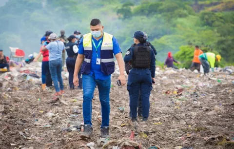 Operativo contra el trabajo infantil en Cerro Patacón