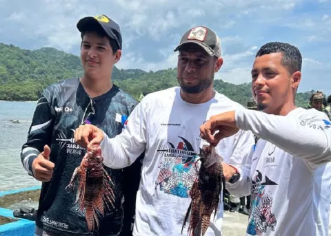 Torneo de captura del pez León se efectúa en Portobelo