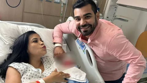 Sara Bello y Agustín le dan la bienvenida a su segundo hijo