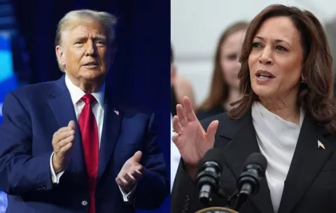 Trump reta a Harris a debatir más de una vez en la carrera a la Casa Blanca