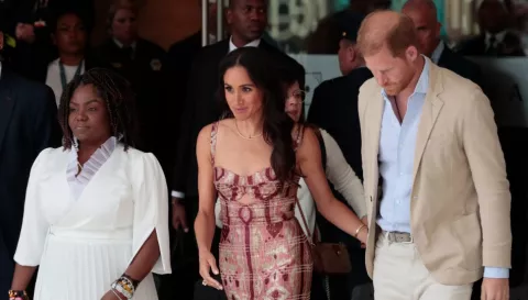 Harry y Meghan Markle continúan con su recorrido en Colombia