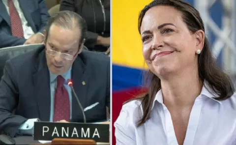 María Corina Machado agradece las palabras del canciller Martínez-Acha en la OEA