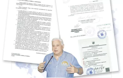 Cancillería: No consta solicitud sobre levantamiento de Principio de Especialidad a R. Martinelli