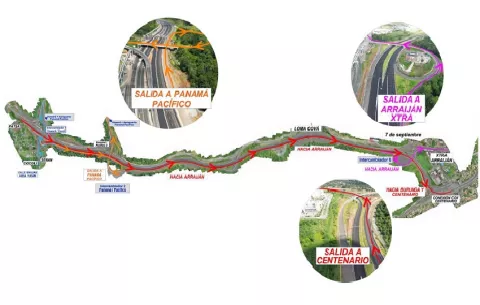 A partir de este  miércoles habilitarán tres nuevos carriles en la carretera Panamericana