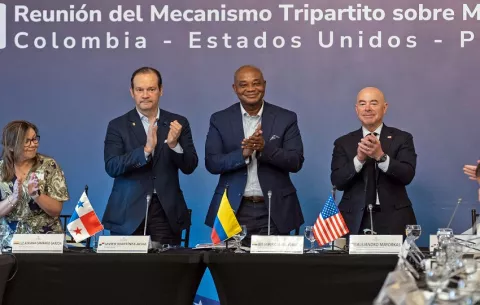 Panamá, Colombia y EE.UU. abordan crisis migratoria 