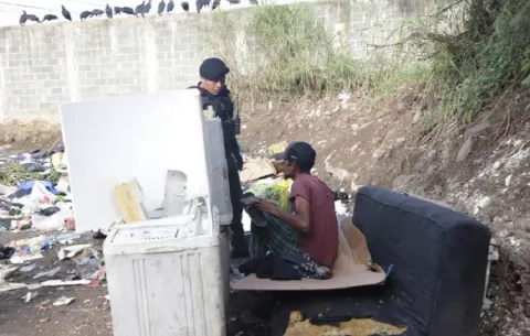 Operativo de captura a habitantes de calle en Tocumen