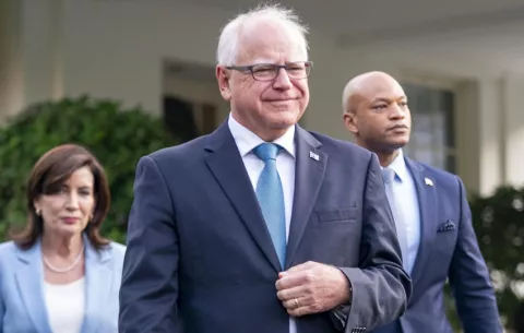 Tim Walz, gobernador de Minnesota, será candidato a vicepresidente de Harris