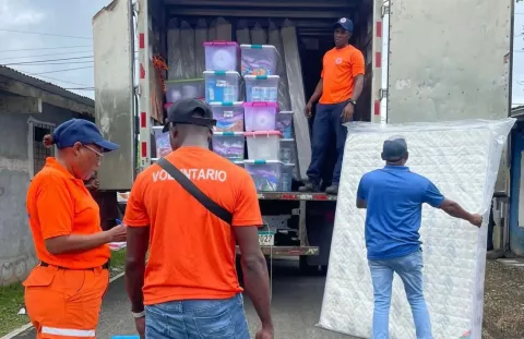 Colón: mal tiempo deja inundaciones en 45 residencias