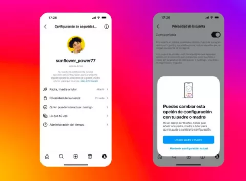 Instagram lanza su cuenta de adolescente, más privada y restrictiva que las de los adultos