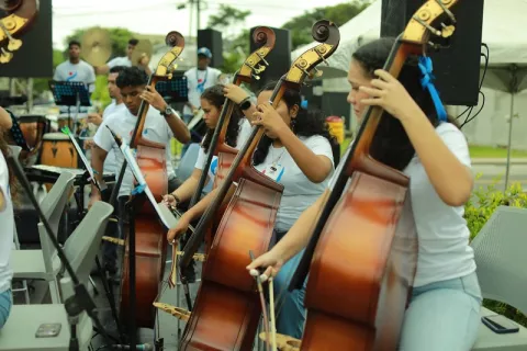 Jóvenes de provincias participaron de encuentro musical en la Ciudad de las Artes 