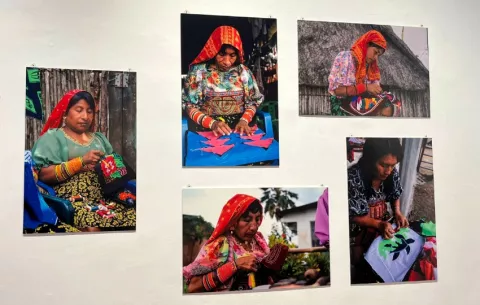 Las ‘molas’, de la cultura Guna, llegan a Roma