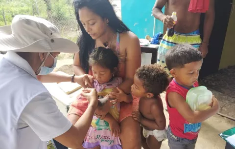 Panamá Oeste refuerza la vacunación contra el sarampión