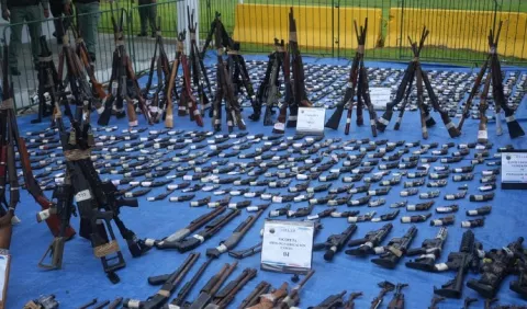 Destrucción de armas en Panamá, con la certificación de la OEA