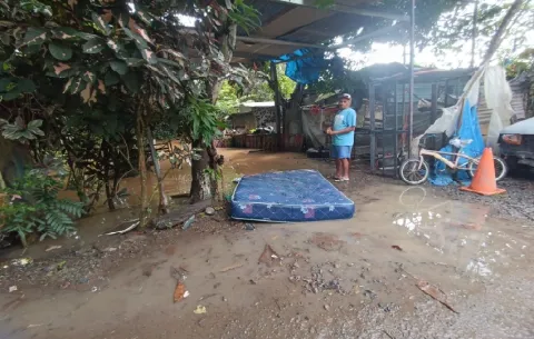 Decenas de familias afectadas por las fuertes lluvias en la región de Azuero y Coclé