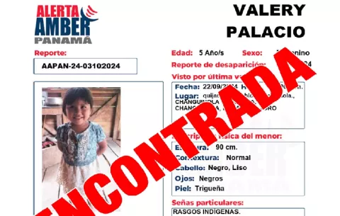 En finca 51 de Bocas del Toro encuentran con vida a la niña Valery: Hay dos personas detenidas