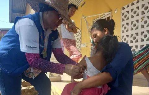 Completan en un 99% el esquema de vacunación contra el sarampión en Chiriquí
