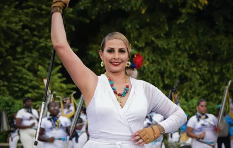 Erika Moreno, tambor mayor de Apocalipsis, volverá a engalanar Calle 50