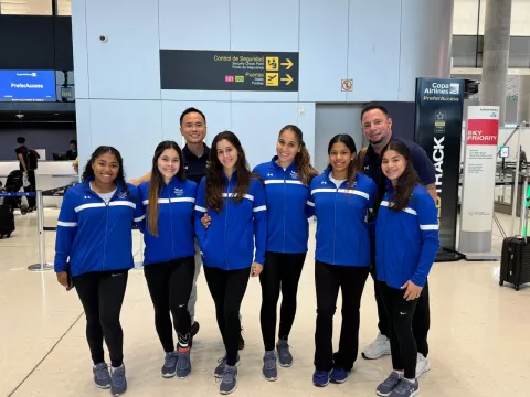 Gimnasia panameña en el Panamericano de Brasil