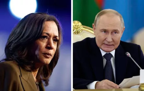 Rusia acusa a Harris de 'falta de tacto' por llamar a Putin 'dictador asesino'