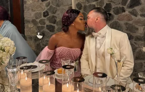 Katie Caicedo, Miss Grand Panamá 2021, celebró su boda en Santorini