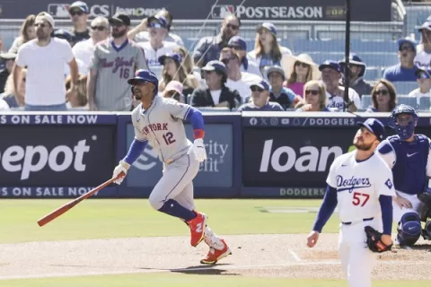 Mets arrasa en la casa de Dodgers y empata la serie en la Liga Nacional