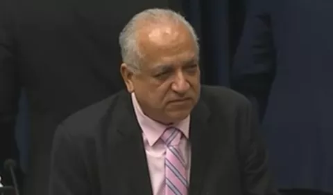 Diputado Luis Eduardo Camacho cuestiona a presidenta de la Corte