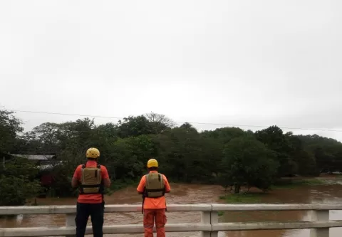 Intensas lluvias causan afectaciones en la comunidad de Palo Seco, en Mariato, Veraguas 