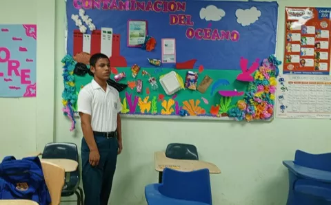 Protección al ambiente promueven escuelas y la Alcaldía de Colón 