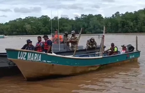 En operativo conjunto capturan embarcación con pesca ilegal al sur de Mariato 