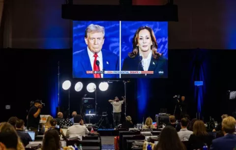 ¿Qué pasa si Harris y Trump empatan en las elecciones?