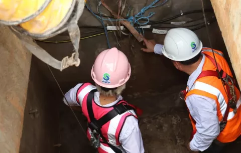 ASEP inspecciona proyectos eléctricos y de soterramiento de cables en Veraguas
