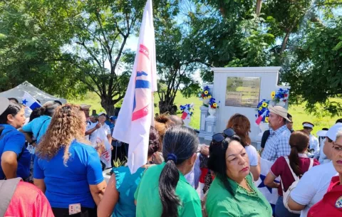 En Chame recuerdan a docentes asesinados en protesta contra la minería