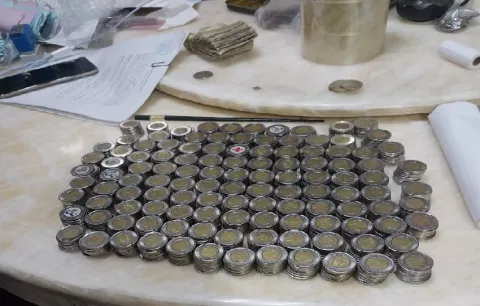 Fiscalía decomisa más de 15 mil monedas 'martinellis' falsas en Barú, Chiriquí