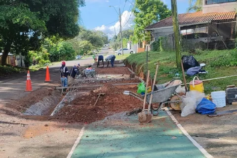 Rediseñan ciclovía de La Chorrera para que cumpla con las dimensiones adecuadas