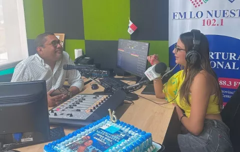 'La Zambita' celebró por partida doble su trayectoria en la radio