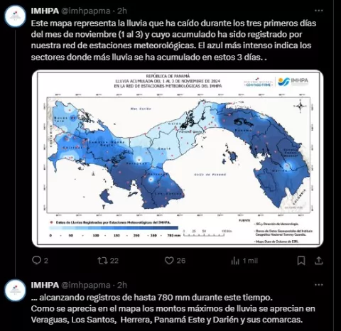Seguirán lluvias con descargas eléctricas en todo el país