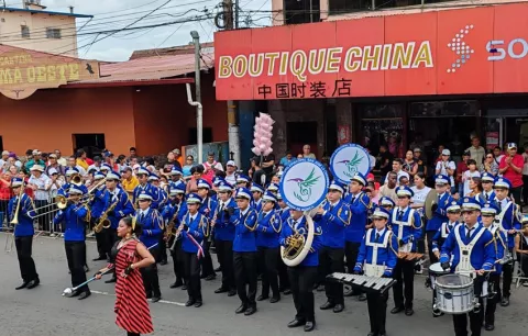Más de 50 bandas de música le rinden honor a la patria en el distrito de La Chorrera