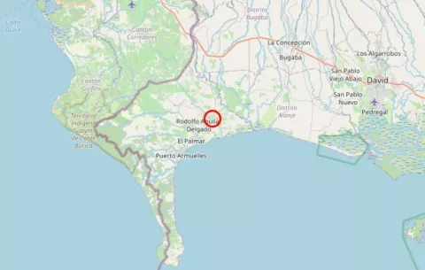 Reportan sismo de magnitud 3.7 en la región fronteriza entre Panamá-Costa Rica