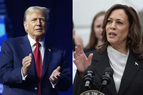 Donald Trump aventaja a Kamala Harris