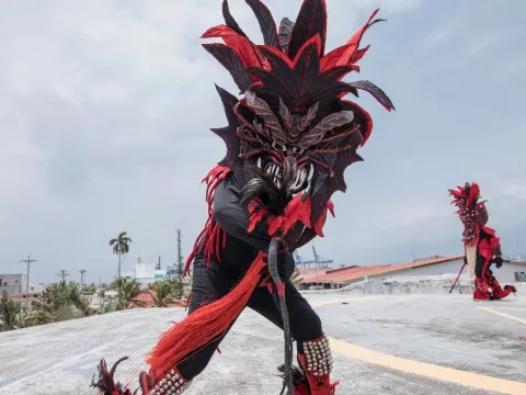 Cientos de diablos de la cultura congo participarán del carnaval de Colón