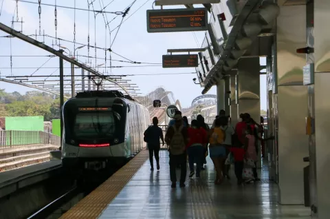 El 23 de diciembre fue el día que más pasajeros transportó el metro en 2024