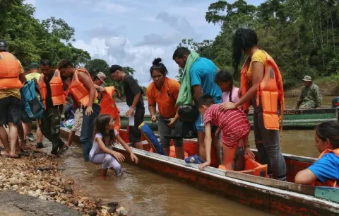 Flujo migratorio por la selva del Darién disminuyó en un 93%
