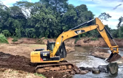 Represan el río Parita debido a su bajo caudal 