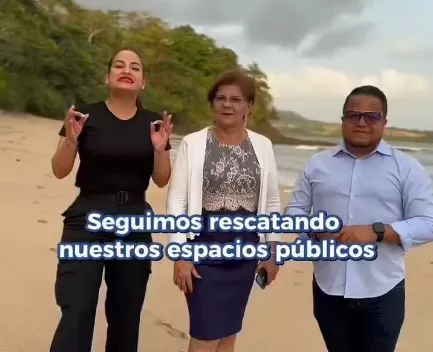 Buscan rescatar espacios en Arraiján; visitan playa de Vista Alegre