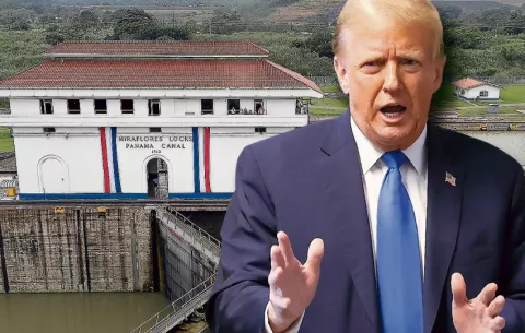 Donald Trump continúa con sus ‘alegatos aéreos’ sobre el Canal de Panamá