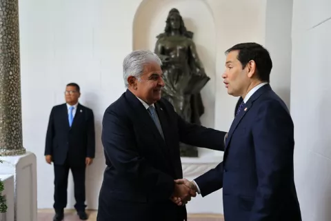 Presidente Mulino: 'No hay una amenaza real sobre el Canal'