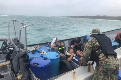 Niña venezolana, víctima de naufragio en Guna Yala